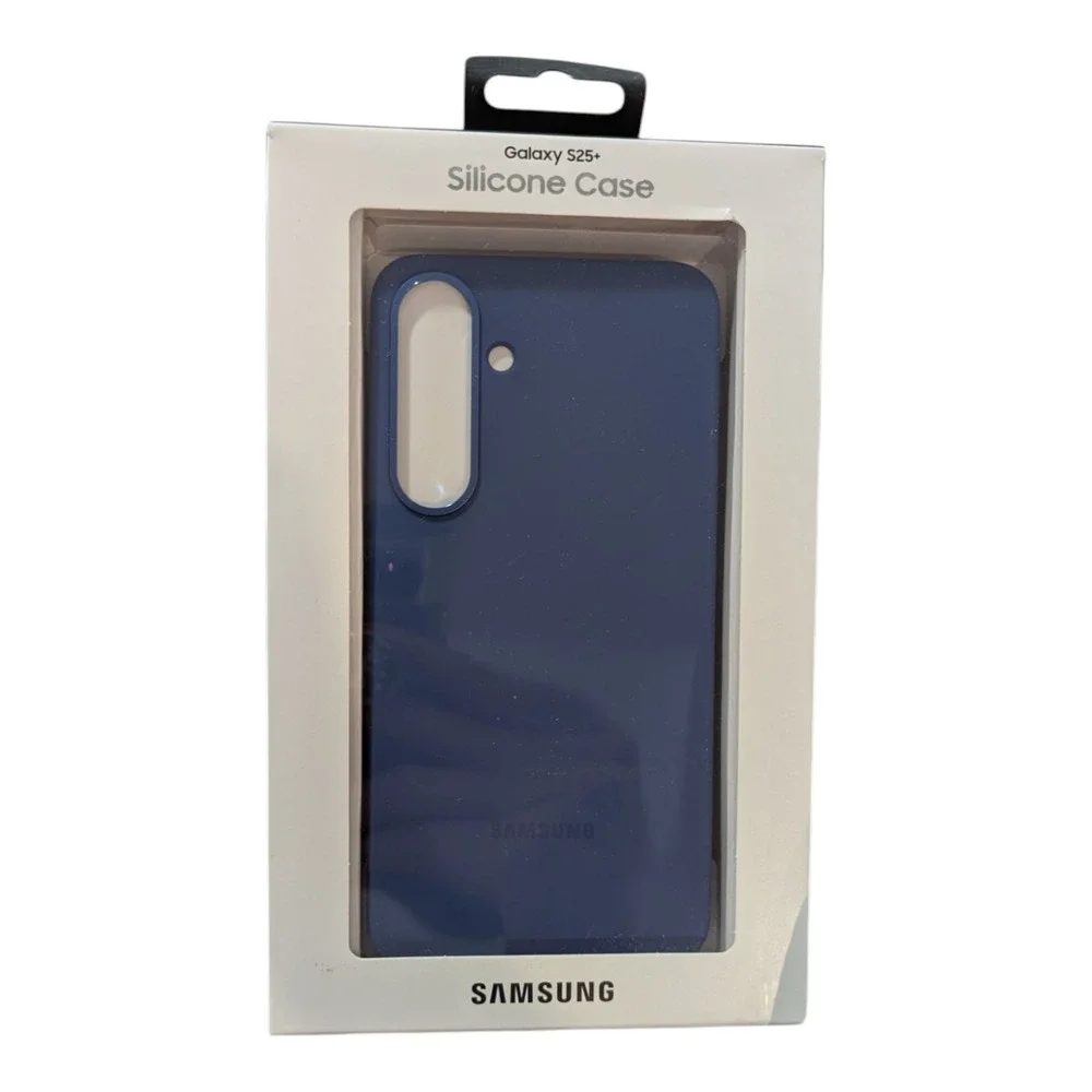 E4. Samsung Galaxy S25+ Silicone Case - Blue